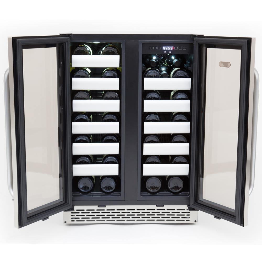 Whynter 24" Wide 40 Bottle Dual Zone Wine Cooler