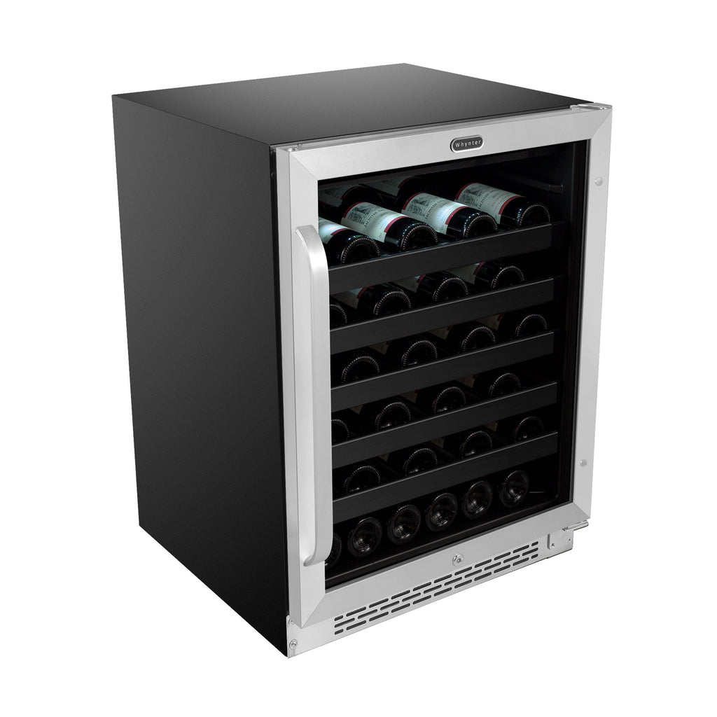 Whynter 23" Wide 46 Bottle Single Zone Wine Cooler