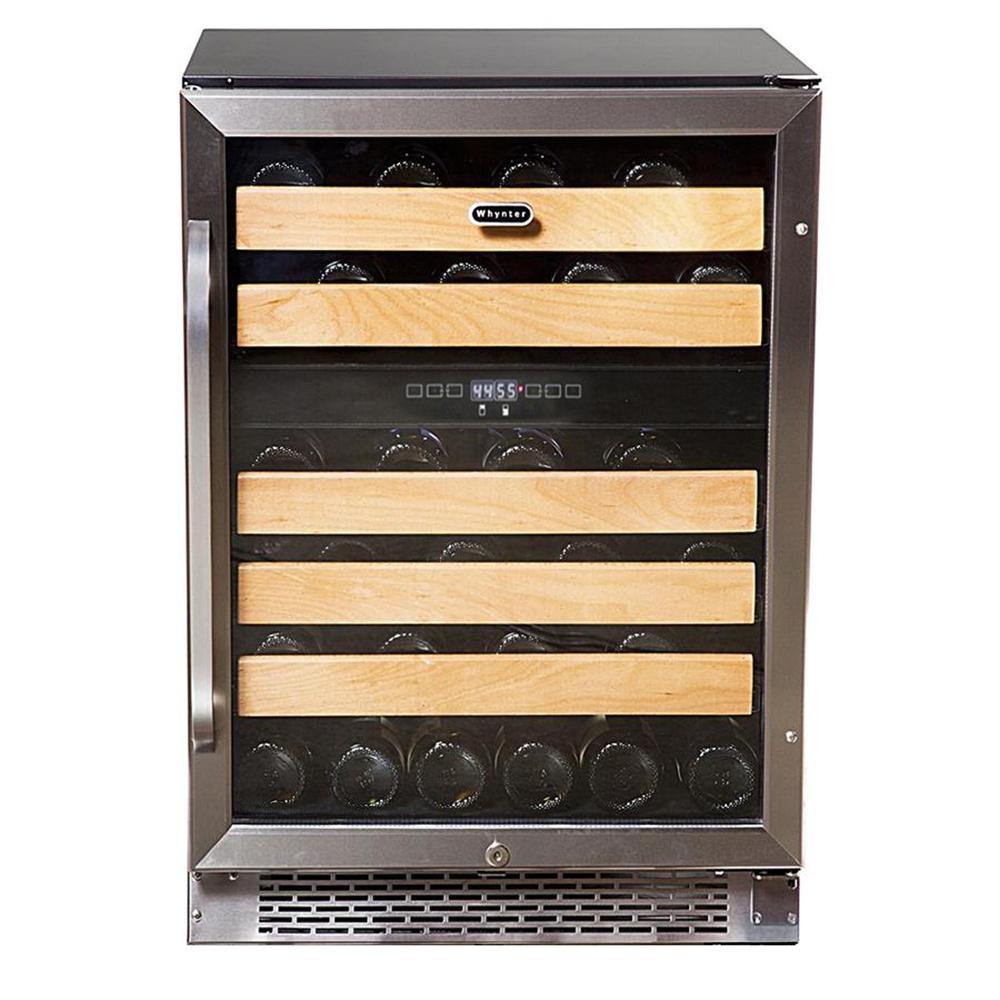 Whynter 24" Wide 46 Bottle Dual Zone Wine Cooler
