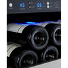 Image of Allavino 24" Wide FlexCount II Tru-Vino 128 Bottle Single Zone Wine Refrigerator VSWR128-1SL20