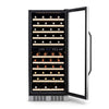Image of NewAir 27” Wide Built-in 116 Bottle Dual Zone Wine Refrigerator AWR-1160DB