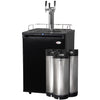 Image of Kegco 24" Wide Homebrew Triple Tap Digital Kegerator HBK309B-3K