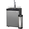 Image of Kegco 24" Wide Homebrew Stainless Steel Single Tap Kegerator HBK309S-1K