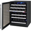 Image of Allavino FlexCount 56 Bottle Dual Zone Wine Refrigerator VSWR56-2SSLN