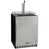Image of Kegco 24" Wide Stainless Steel Built-In Single Tap Kegerator HK38BSU-1