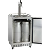 Image of Kegco 24" Wide Stainless Steel Triple Tap Commercial Kegerator HK38SSC-3