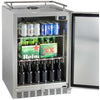 Image of Kegco 24" Wide Stainless Steel Outdoor Built-In Single Tap Kegerator HK38SSU-1
