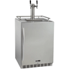 Image of Kegco 24" Wide Stainless Steel Outdoor Built-In Dual Tap Kegerator HK38SSU-2