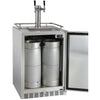 Image of Kegco 24" Wide Stainless Steel Outdoor Built-In Dual Tap Kegerator HK38SSU-2