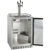 Image of Kegco 24" Wide Stainless Steel Outdoor Built-In Triple Tap Kegerator HK38SSU-3