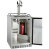 Image of Kegco 24" Wide Stainless Steel Outdoor Built-In Triple Tap Kegerator HK38SSU-3
