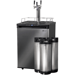 Kegco 24" Wide Homebrew Stainless Steel Triple Tap Kegerator HBK309X-3K