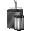 Image of Kegco 24" Wide Homebrew Stainless Steel Triple Tap Kegerator HBK309X-3K