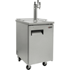 Image of Kegco 24" Wide Cold Brew Coffee Stainless Steel Triple Tap Commercial Kegerator ICXCK-1S-3