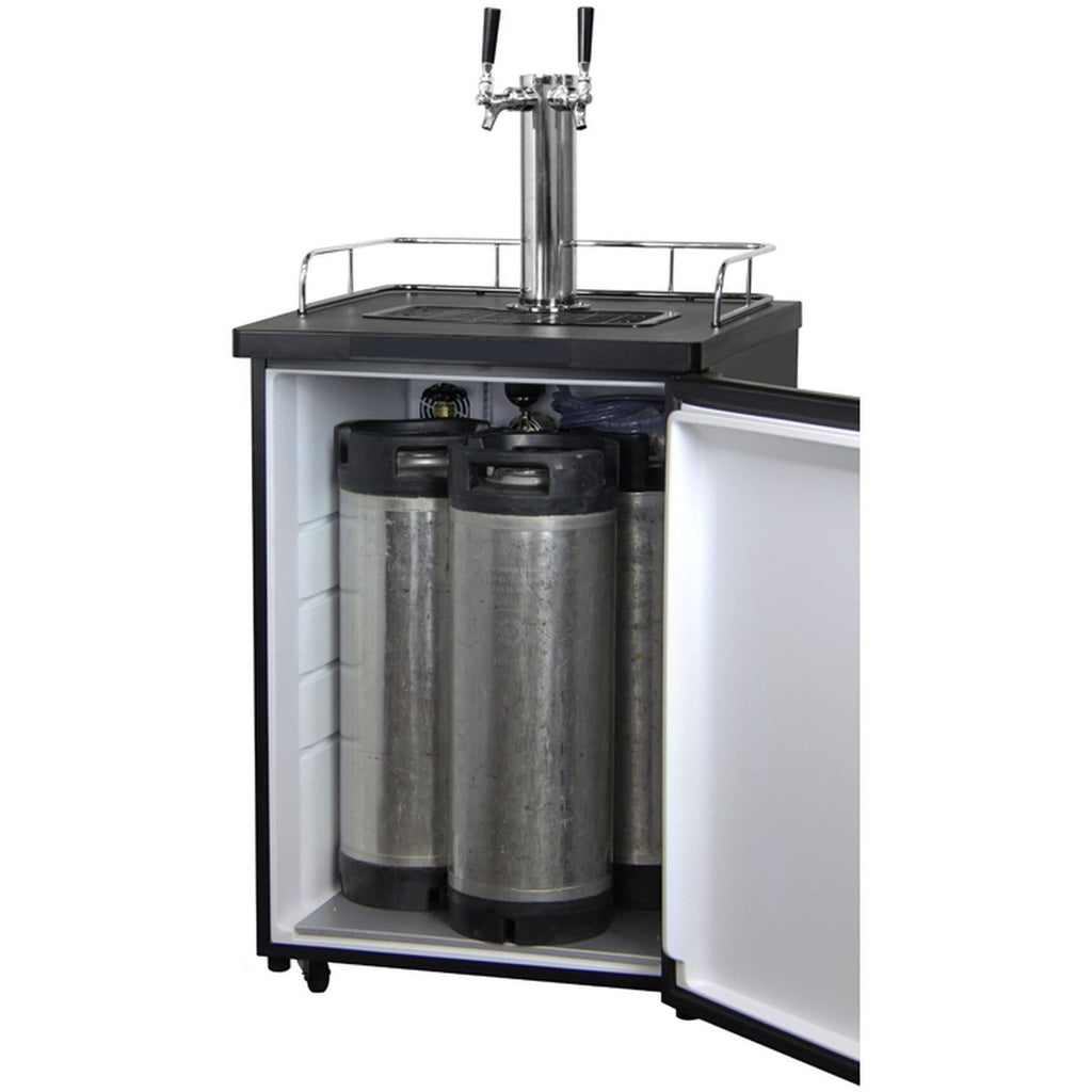Kegco 24" Wide Kombucha Dual Tap Kegerator KOM20B-2
