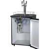 Image of Kegco 24" Wide Homebrew Stainless Steel Triple Tap Digital Kegerator HBK309S-3K