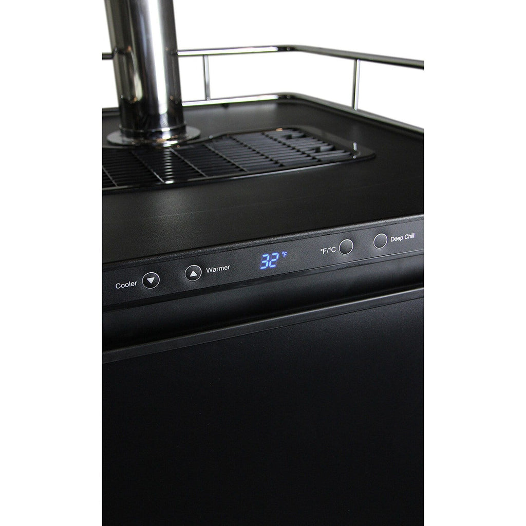 Kegco 24" Wide Homebrew Triple Tap Digital Kegerator HBK309B-3K