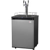 Image of Kegco 24" Wide Kombucha Stainless Steel Triple Tap Kegerator KOM30S-3