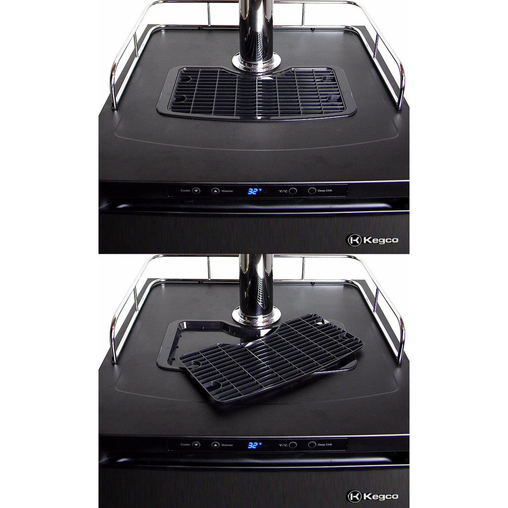 Kegco 24" Wide Homebrew Stainless Steel Triple Tap Kegerator HBK309X-3K