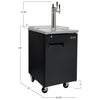 Image of Kegco 24" Wide Homebrew Triple Tap Commercial Kegerator HBK1XB-3