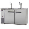 Image of Kegco 61" Wide Stainless Steel Triple Tap Commercial Kegerator XCK-2460S