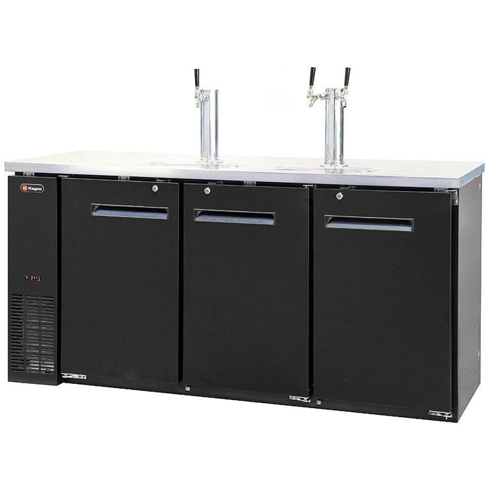 Kegco 72" Wide Triple Tap Commercial Kegerator XCK-2472B