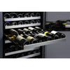 Image of Allavino 24" Wide FlexCount II Tru-Vino 121 Bottle Dual Zone Wine Refrigerator VSWR121-2SR20