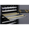 Image of Allavino 24" Wide FlexCount II Tru-Vino 172 Bottle Dual Zone Wine Refrigerator VSWR172-2SL20