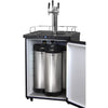 Image of Kegco 24" Wide Homebrew Triple Tap Digital Kegerator HBK309B-3K