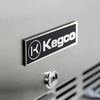 Image of Kegco 24" Wide Stainless Steel Built-In Single Tap  Kegerator HK38BSU-L-1