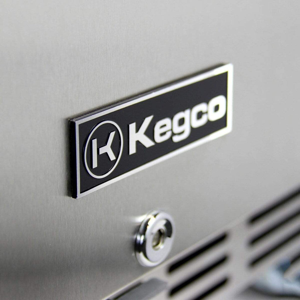 Kegco 24" Wide Stainless Steel Built-In Single Tap Kegerator HK38BSU-1