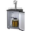 Image of Kegco 24" Wide Homebrew Triple Tap Digital Kegerator HBK309B-3K