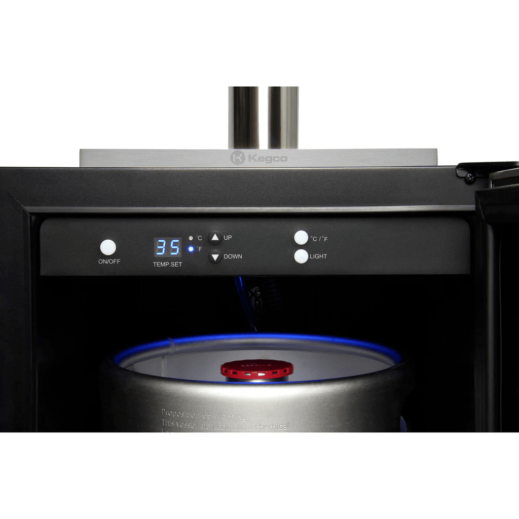 Kegco 15" Wide Stainless Steel Door Single Tap Built-In Kegerator VSK-15SR20