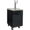 Image of Kegco 24" Wide Cold Brew Coffee Dual Tap Commercial Kegerator  ICXCK-1B-2