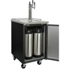 Image of Kegco 24" Wide Homebrew Triple Tap Commercial Kegerator HBK1XB-3K