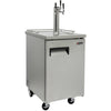 Image of Kegco 24" Wide Homebrew Stainless Steel Triple Tap Commercial Kegerator HBK1XS-3