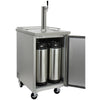 Image of Kegco 24" Wide Homebrew Stainless Steel Single Tap Commercial Kegerator HBK1XS-1K