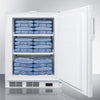 Image of Summit Appliance White 24" Wide Built-In Freezer ACF48WADA