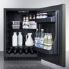 Image of Summit Appliance Black 24" Wide Built-In Refrigerator AL54KSHH