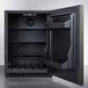 Image of Summit Appliance Black 24" Wide Built-In Refrigerator AL54KSHH
