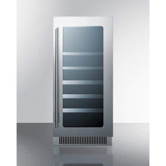 Summit Appliance Black 15" Wide Built-In Wine/Beverage Center CL151WBVCSS