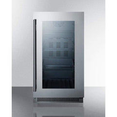 Summit Appliance Black 18" Wide Built-In Beverage Center CL181WBV