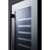 Image of Summit Appliance Black 18" Wide Built-In Wine Cellar CL18WC