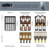 Image of Summit Appliance Black 18" Wide Built-In Wine Cellar CL18WC