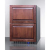 Image of Summit Appliance 24" Wide Built-In 2-Drawer Freezer CL2F249