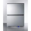 Image of Summit Appliance 24" Wide Built-In 2-Drawer Freezer CL2F249