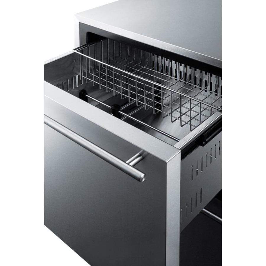 Summit Appliance 24" Wide Built-In 2-Drawer Freezer CL2F249