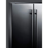 Image of Summit Appliance Black 24" Wide Built-In Wine/Beverage Center CL64FDSS