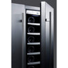 Image of Summit Appliance Black 24" Wide Built-In Wine/Beverage Center CL64FDSS