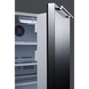 Image of Summit Appliance White 24" Wide Built-In Outdoor Refrigerator CL68ROS